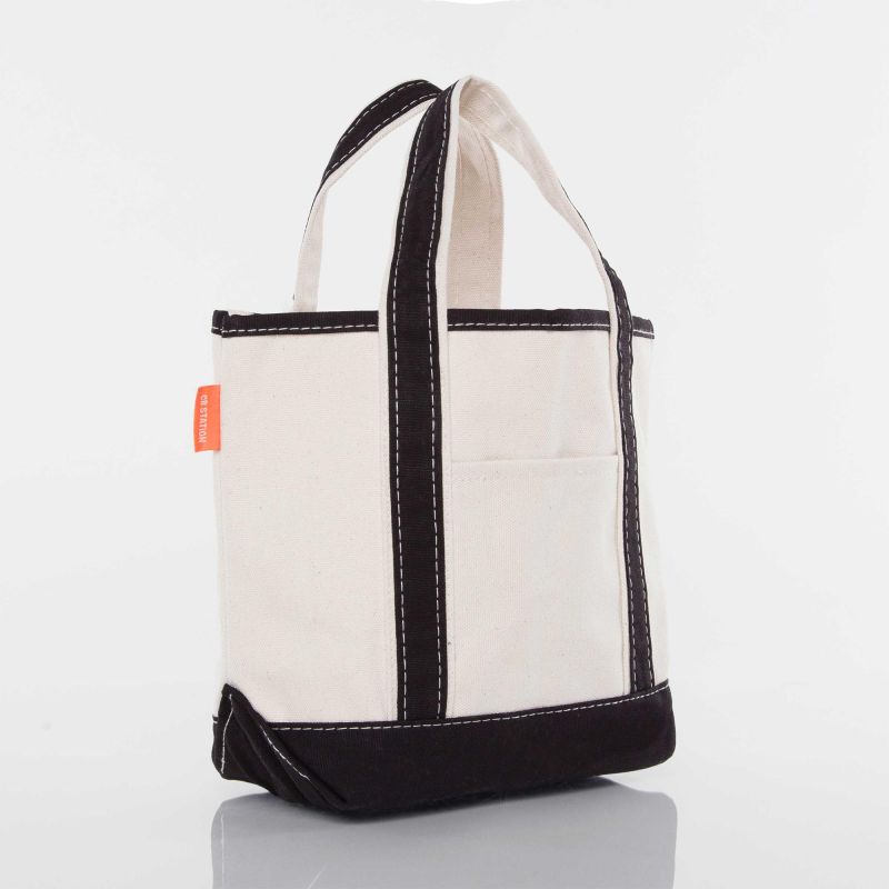 Small Open Top Canvas Tote