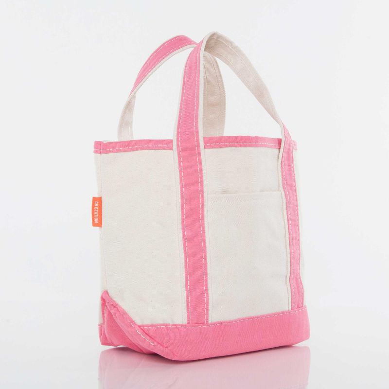 Small Open Top Canvas Tote