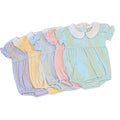 Back to School - Stripe Peter Pan Collar Bubble