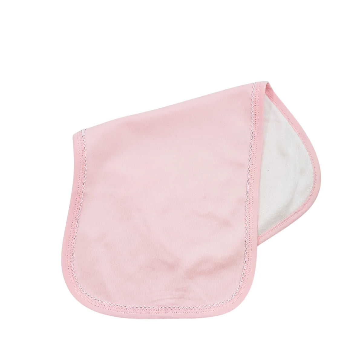Picot Trimmed Burp Cloth