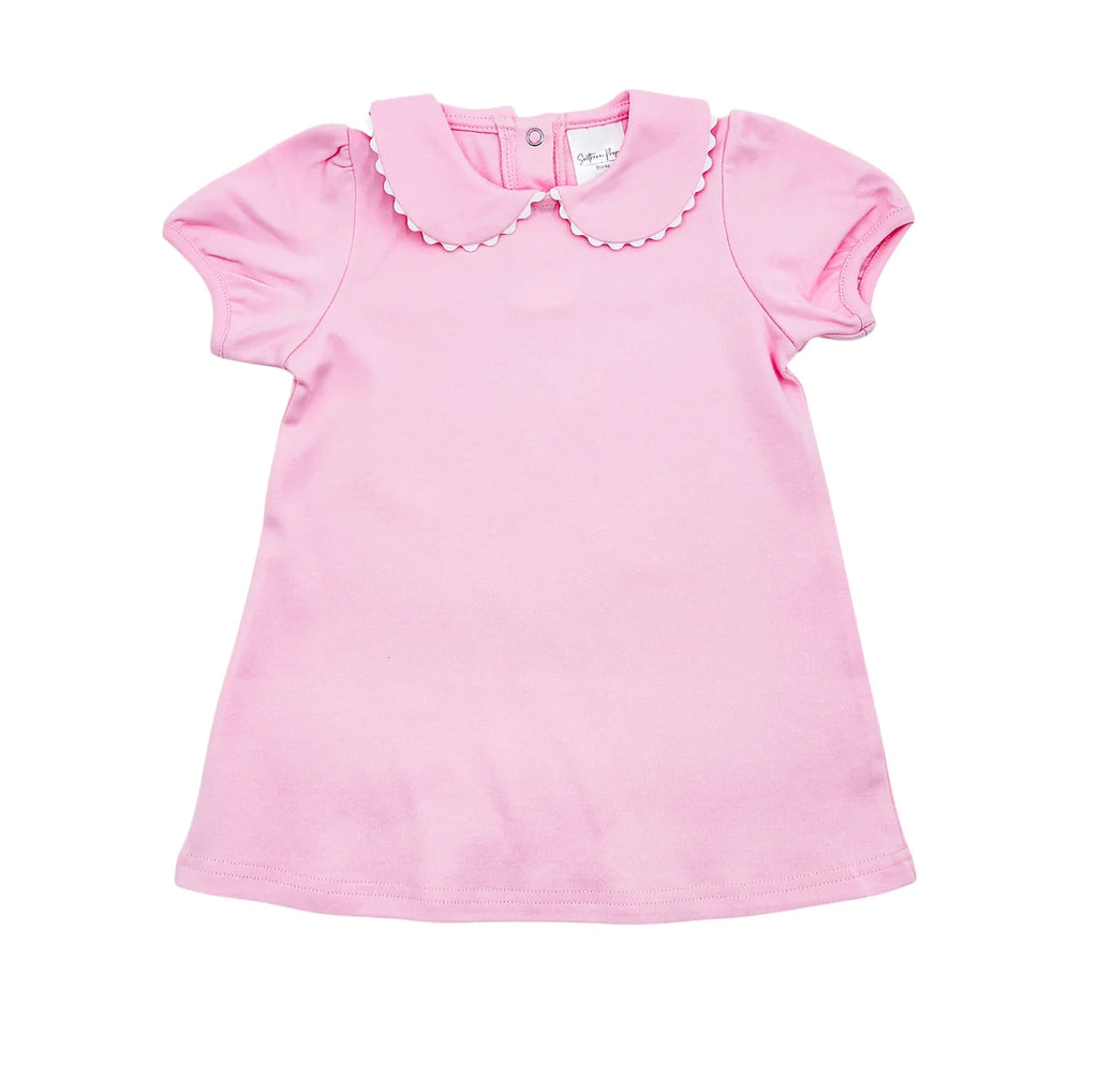 Back to School - Peter Pan Collar Scalloped Dress