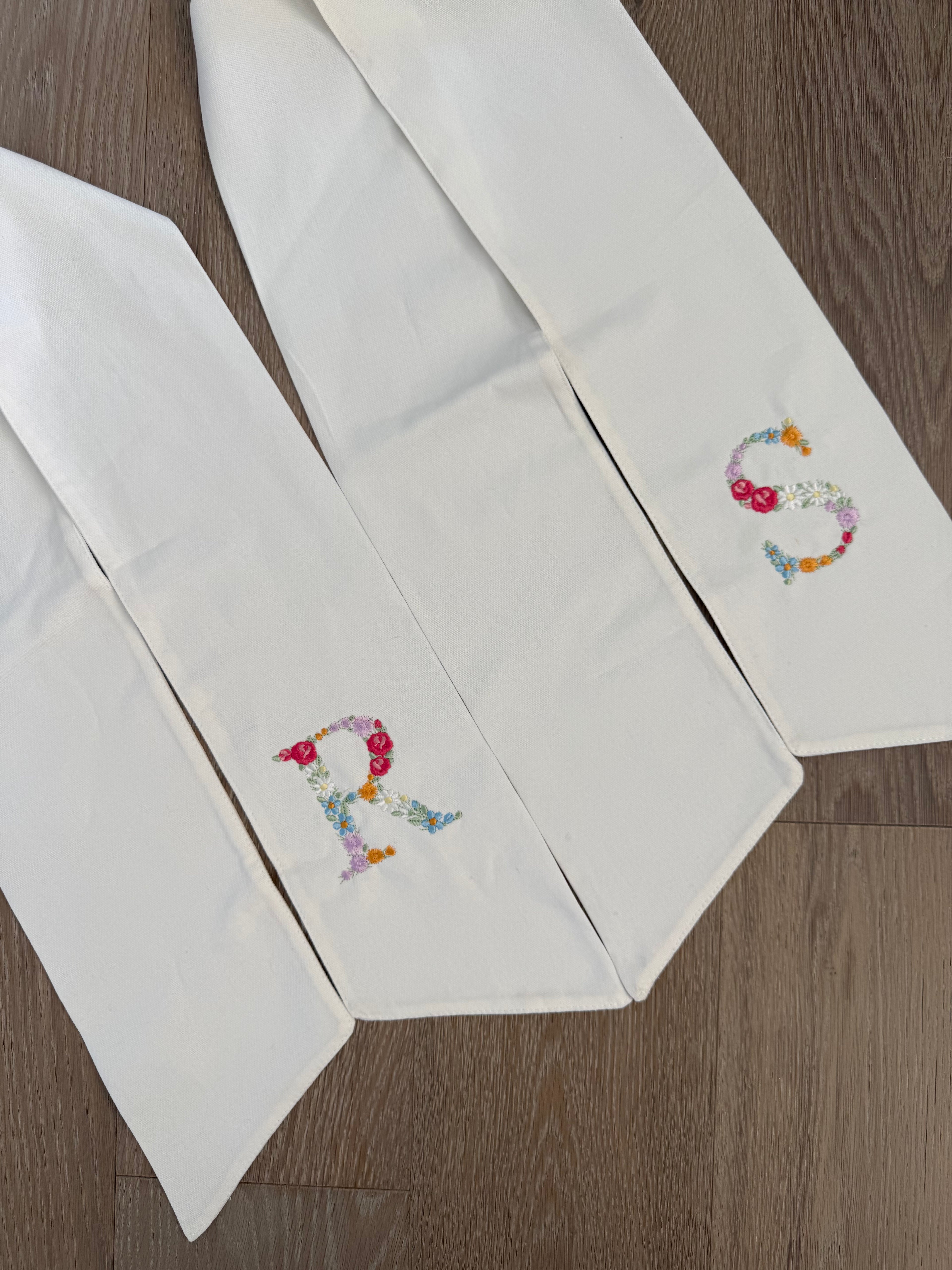 Personalized Wreath Sash