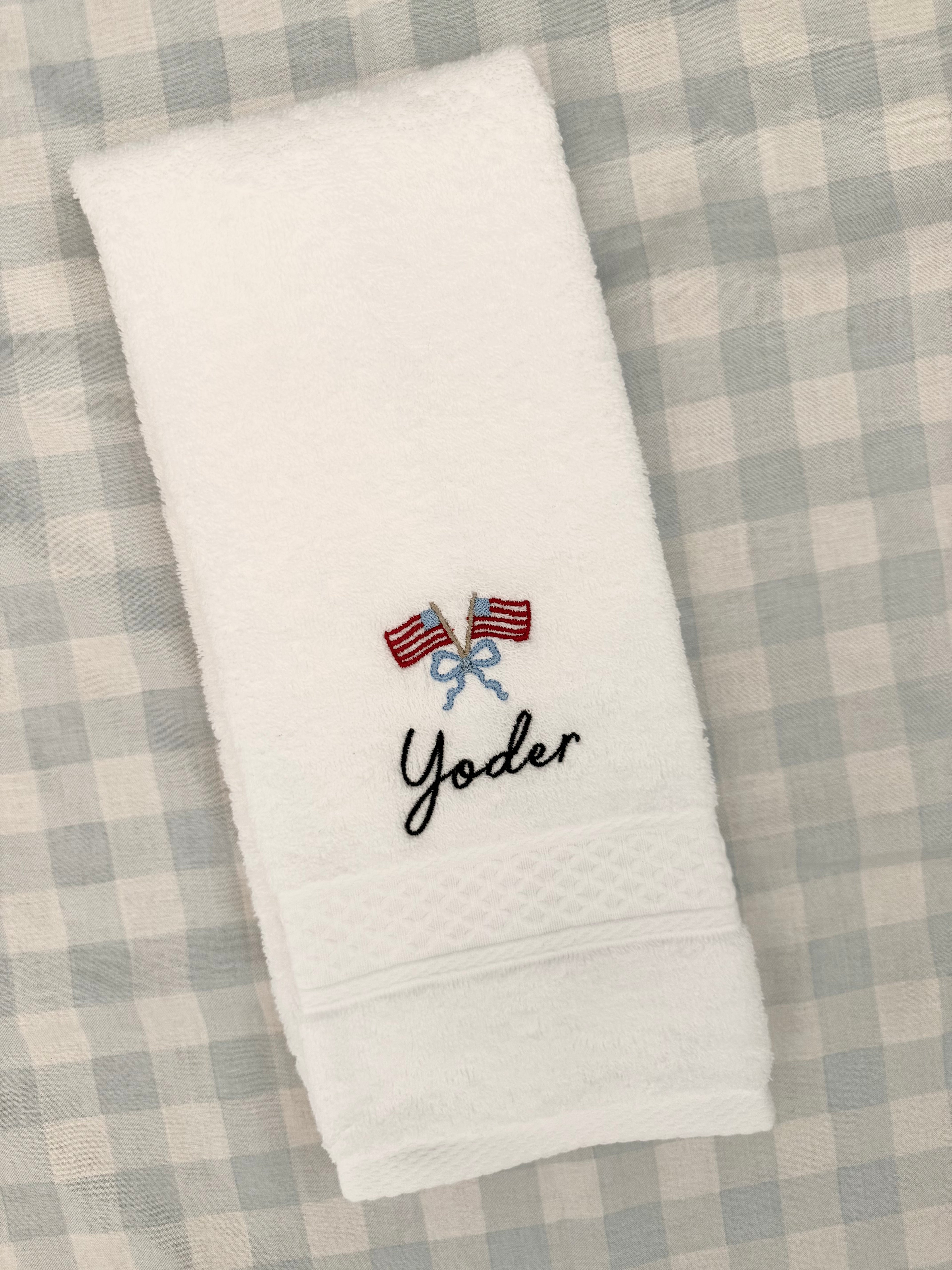 4th of July - Bathroom Hand Towel