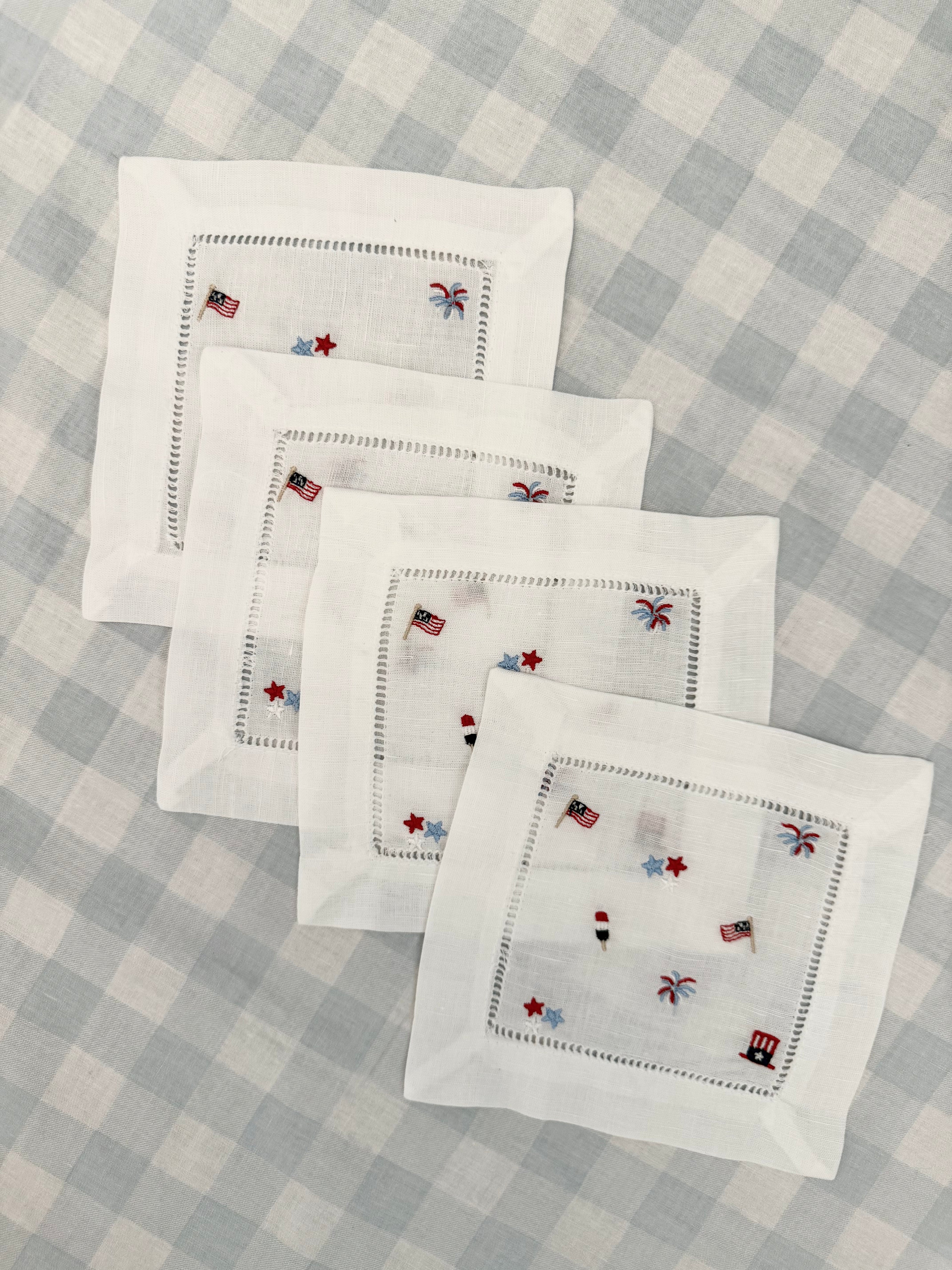 4th of July Cocktail Napkins