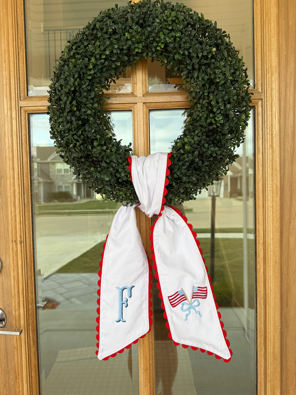 4th of July - Wreath Sash