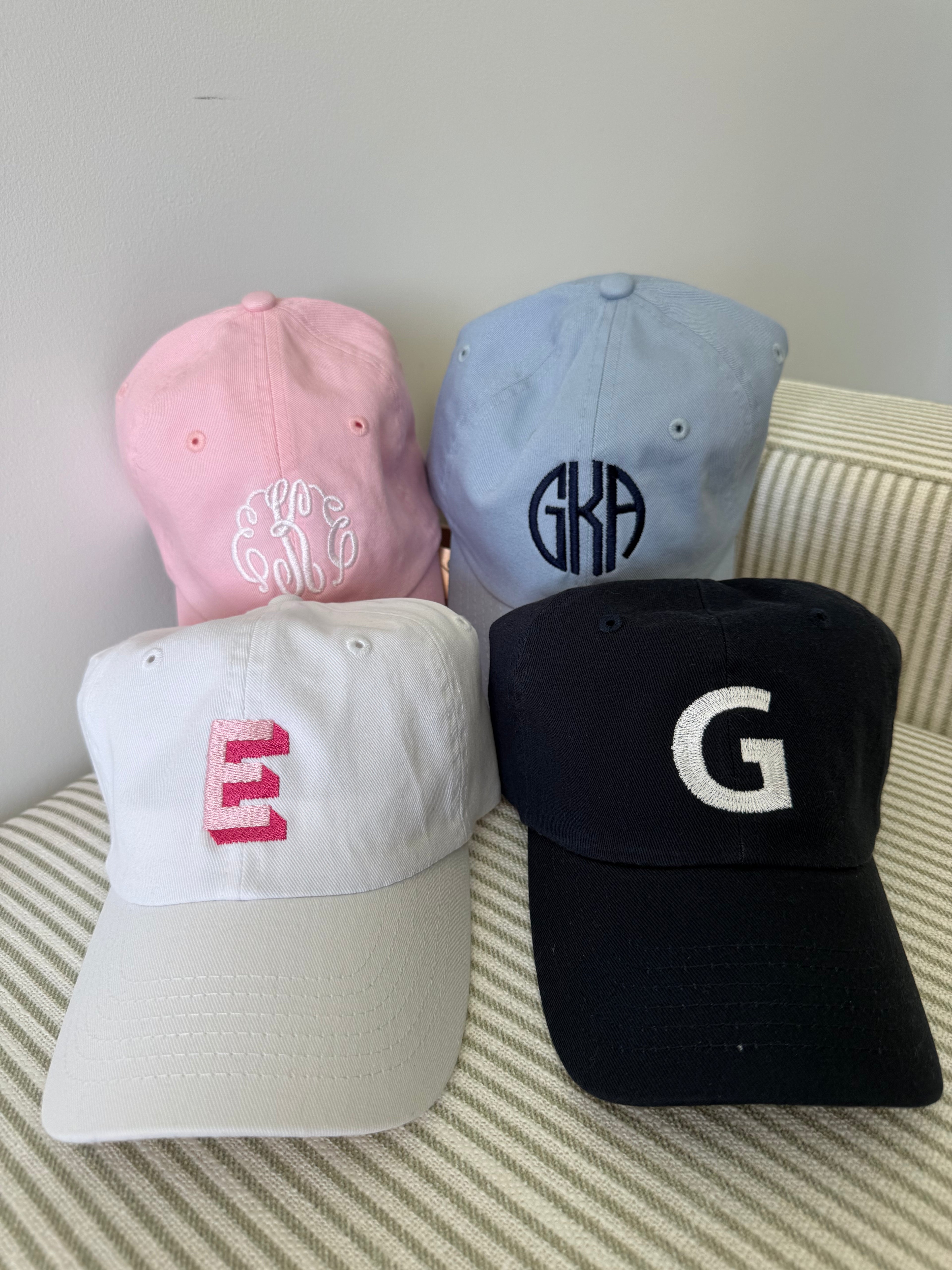 Kids Monogram Hats