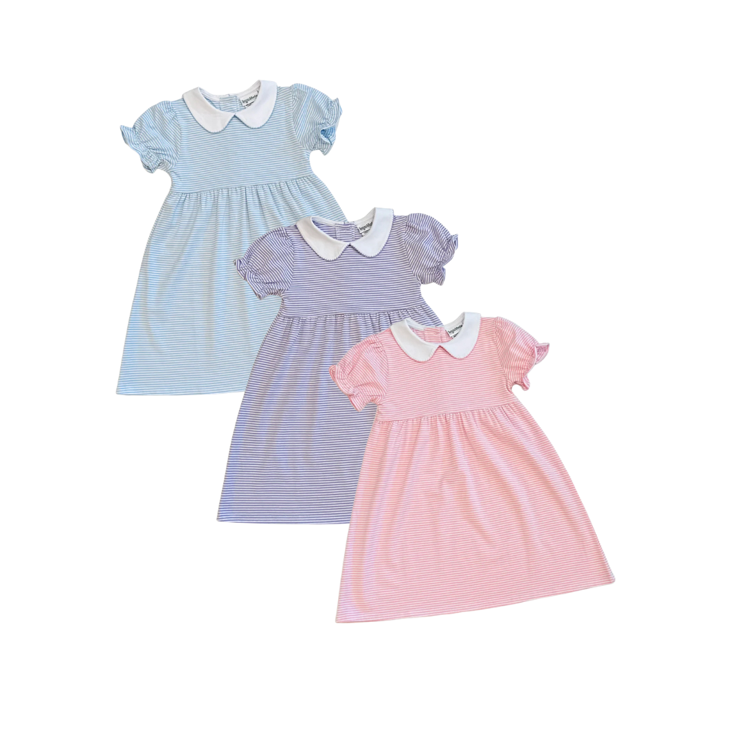 Back to School - Stripe Peter Pan Collar Dress