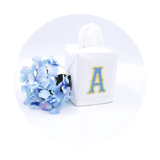 Linen Tissue Box Cover