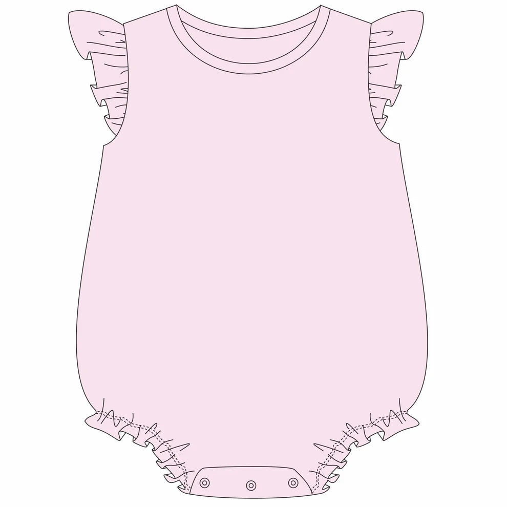 4th of July - Solid Flutter Sleeve Bubble